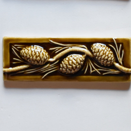 Brown Border Tile Seconds