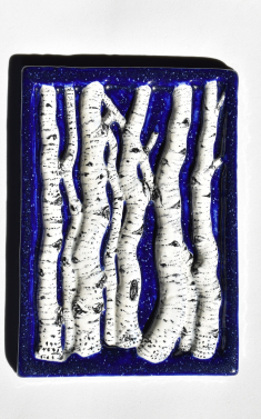 Cobalt Aspen Tree Tile Cobalt Aspen Tree Tile