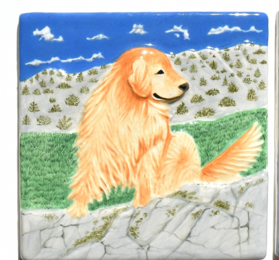 Golden Retriever Tile Golden Retriever Tile