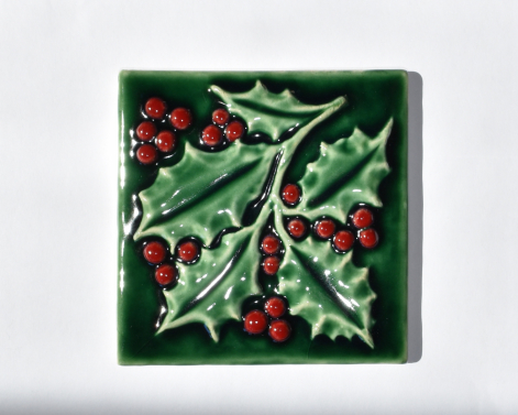 Christmas Holly Berries Tile Christmas Holly Berries Tile
