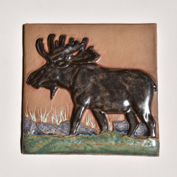Relief Tile Moose