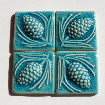 Pine Cone 2 Inch Tiles