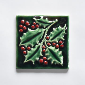 Holly Leaves Tile