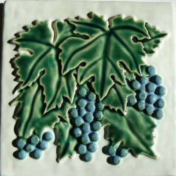 Grape Leaves tile